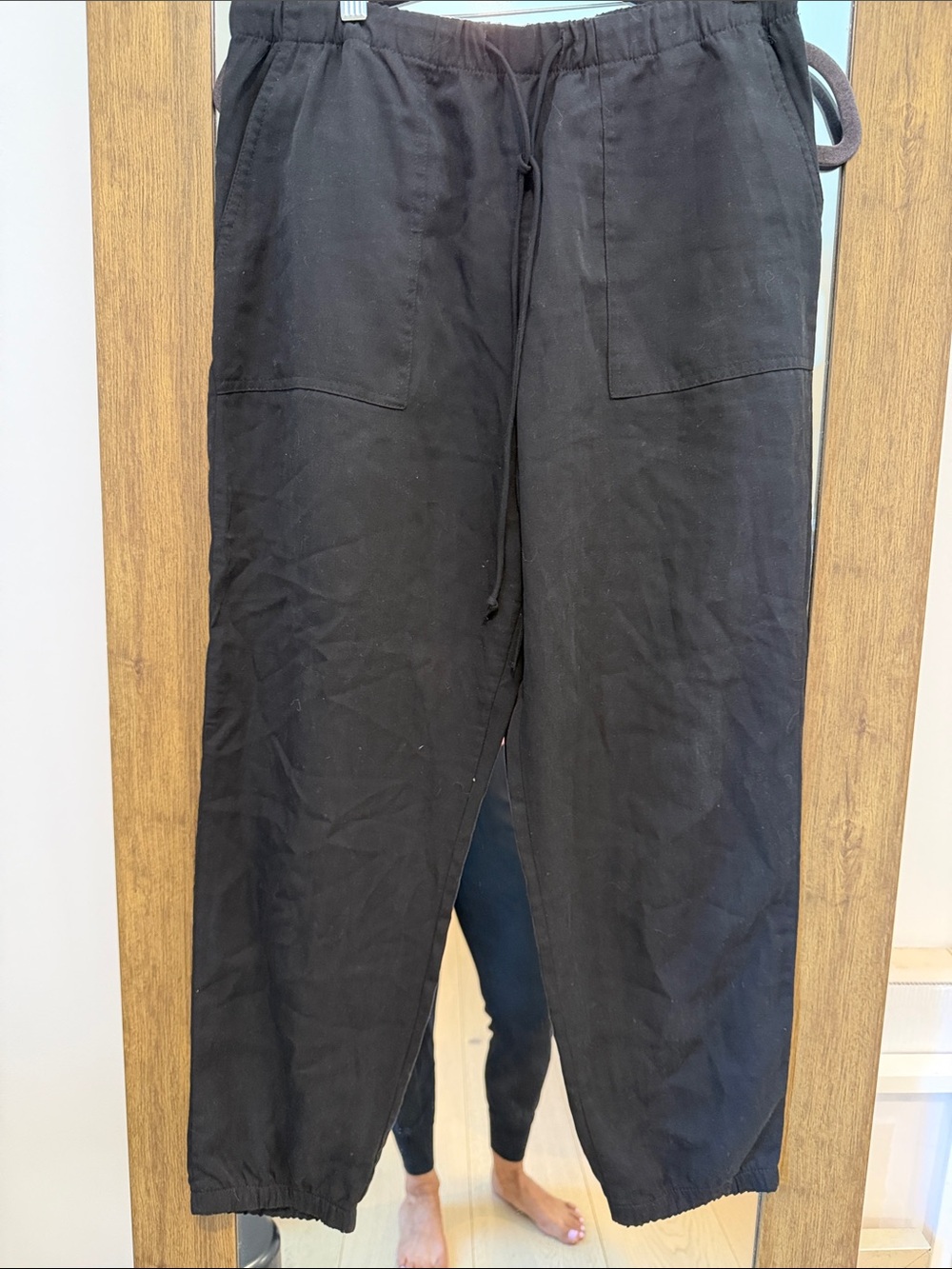 Zara drawstring jogger pants size s